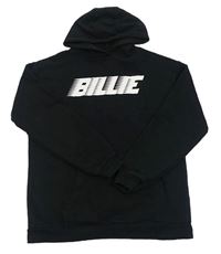 Černá mikina Bille Eillish s kapucí 