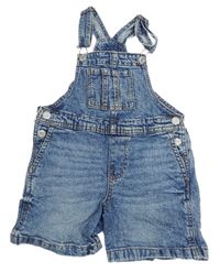 Světlemodré riflové laclové kraťasy H&M