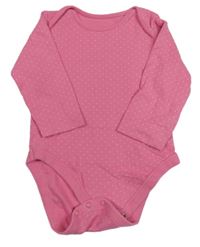 Růžové body s puntíky Mothercare