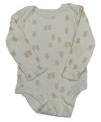 Biele body s medvedíkmi Primark