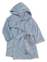 Světlemodrý chlupatý župan s Elsou a kapucí H&M