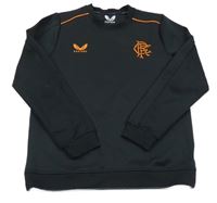 Černá sportovní funkční mikina s logem Castore 