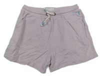 Světlerůžové teplákové kraťasy s hvězdičkami Fat Face 