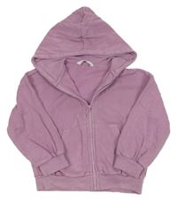 Lila prepínaci mikina s kapucňou M&S