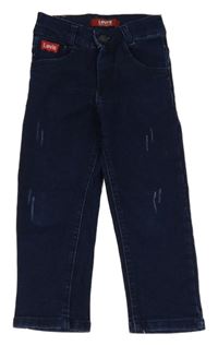 Tmavomodré rifle s prošoupáním Levi´s 