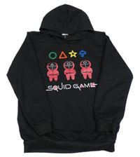 Černá mikina s Among Us a kapucí