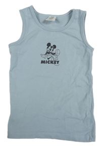 Svetlomodré tielko s Mickeym Disney
