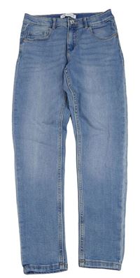 Modré skinny rifle ZARA