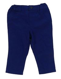 Zafírové chino slávnostné nohavice PRIMARK