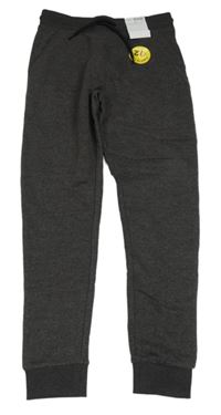 Nové - tmavošedé melírované tepláky George