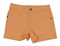 Světleoranžové riflové kraťasy GIRLS