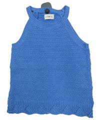 Nové - modrý svetrový top so vzorom F&F
