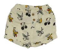 Smotanové kraťasy s Mickey s kamarády PRIMARK