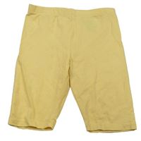 Žlté elastické kraťasy zn. H&M