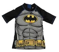 Šedo-černé UV tričko - Batman DC