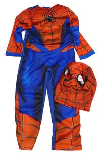 Kostým - 2set - Modro-červený overal + maska - Spiderman Rubie's