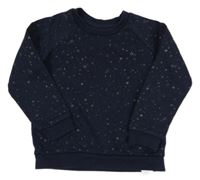 Tmavomodrá mikina s hviezdami Primark