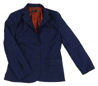 Tmavomodré slávnostné sako