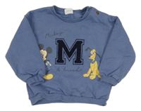Modrá mikina s Mickeym a Plutem Disney