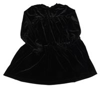 Černé sametové šaty Dunnes