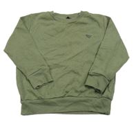 Khaki mikina s výšivkou Next