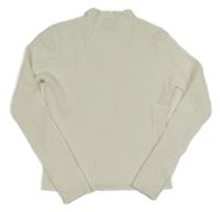 Smotanový rebrovaný crop sveter Primark