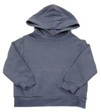Tmavomodrá mikina s kapucňou H&M