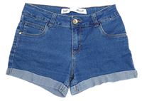 Tmavomodré riflové kraťasy Denim Co.