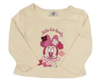Smetanové triko s Minnie Disney