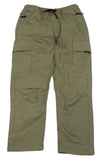 Pískové plátěné kalhoty s kapsami Next