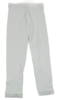 Bílé legíny s krajkou George