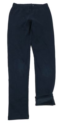 Tmavomodré zateplené legíny S. Oliver