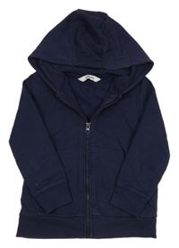 Tmavomodrá prepínaci mikina s kapucňou Everyday