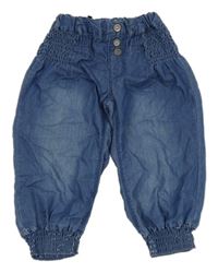 Modré lehké cuff kalhoty riflového vzhledu Name it