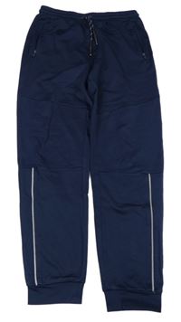 Tmavomodré športové tepláky Dunnes Stores