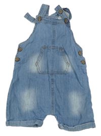 Světlemodré laclové riflové kraťasy Mamas&Papas