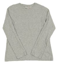 Sivé melírované pyžamové tričko H&M