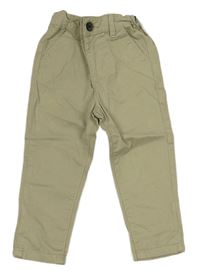 Béžové plátěné chino kahoty Denim Co.