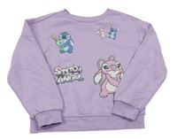 Lila mikina se Stitchem a Angelou Primark