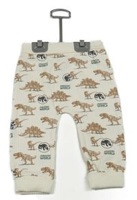 Nové - Smetanové žebrované tepláky s diny - Jurský svět Primark