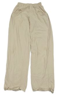 Béžové teplákové kalhoty  Zara