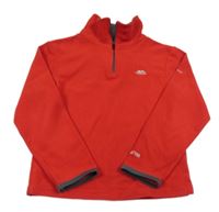 Červená fleecová funkčná mikina Trespass