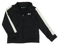 Černo-bílá propínací sportovní mikina s logem Under Armour