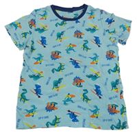 Světlemodré tričko s diny C&A