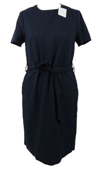 Nové - Dámské tmavomodré šaty s páskem Next