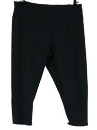 Dámské černé capri legíny 