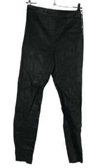 Dámske čierne koženkové tregíny River island