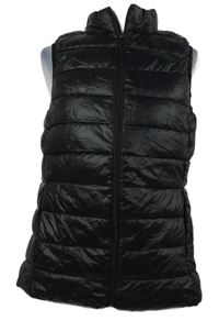 Dámská černá šusťáková zateplená vesta 