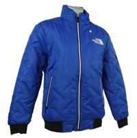 Nové - Dámská safírová vzorovaná šusťáková zimní bunda The North Face 