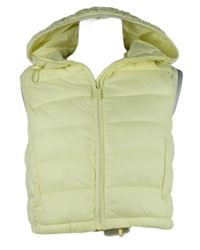 Dámska žltá šušťáková crop vesta s kapucňou Tally Weijl